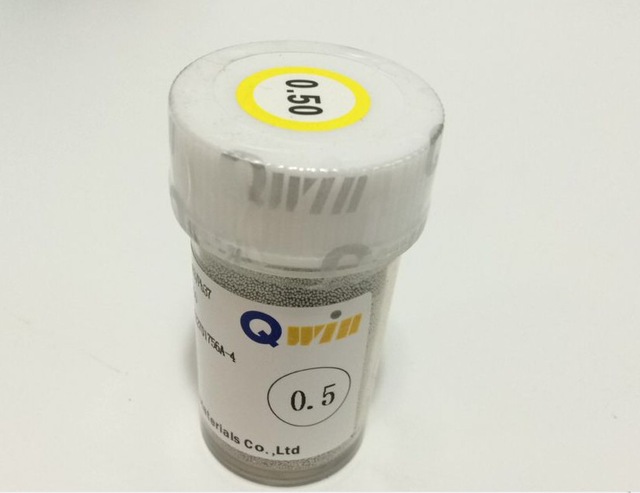 QWIN BGA Reballing solder TIN BALL with lead 0.5mm 250k bottle
